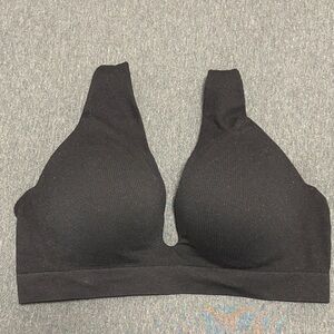 H&M Ribbed Black Bra 38C